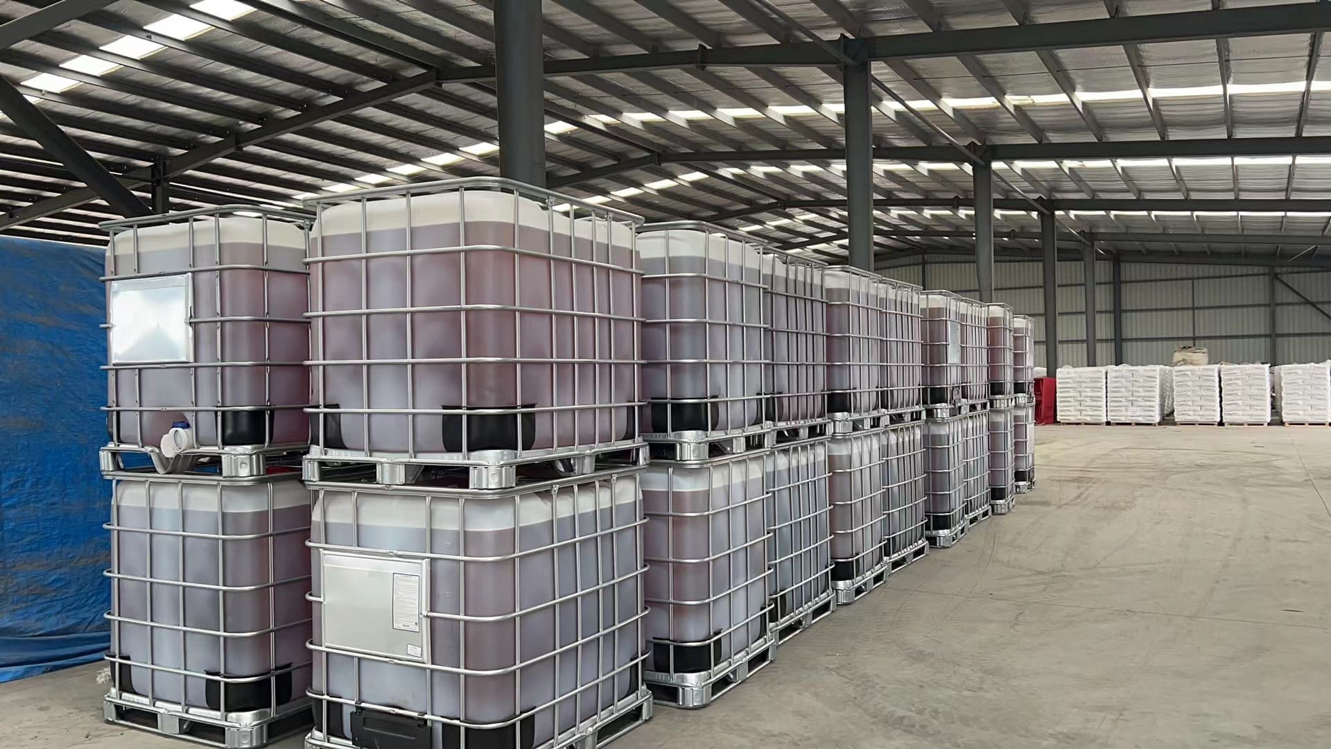IBC containers at CheMost warehouse