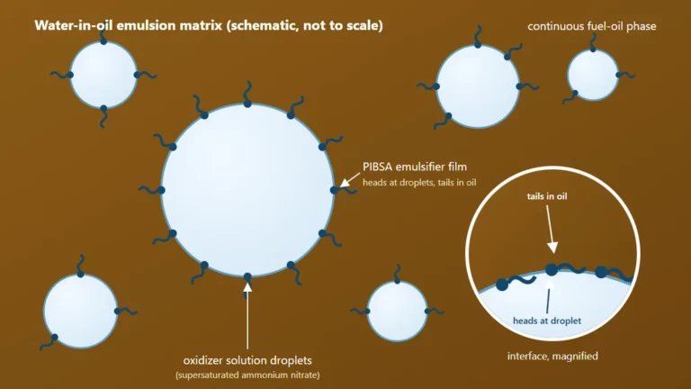 How Emulsion Explosives Work: The PIBSA Emulsifier Inside